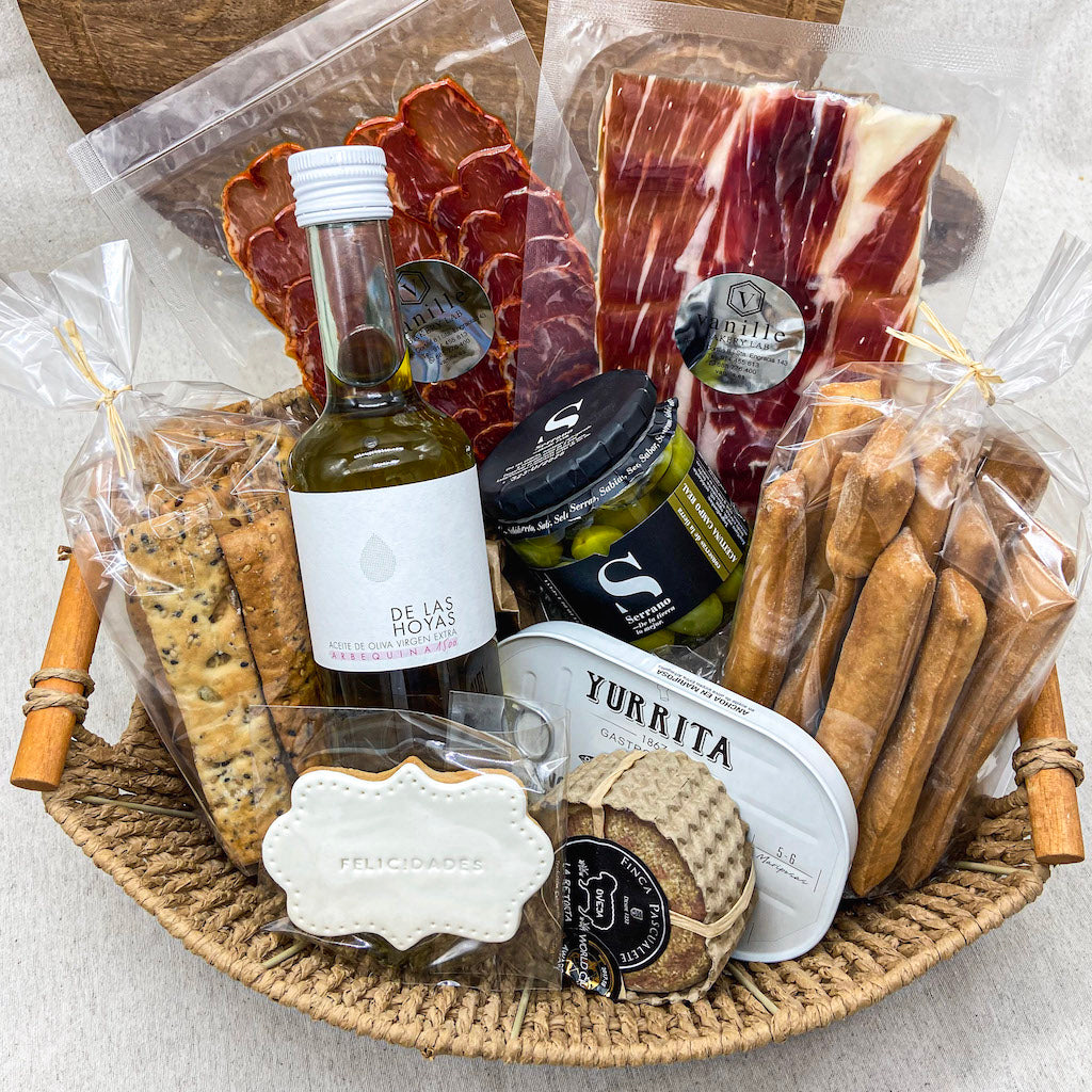 Cesta gourmet ibérica