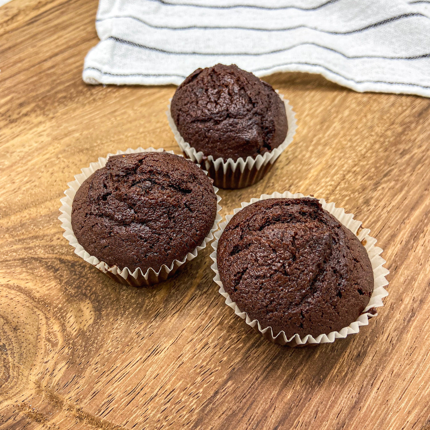 Mini muffins AOVE de chocolate